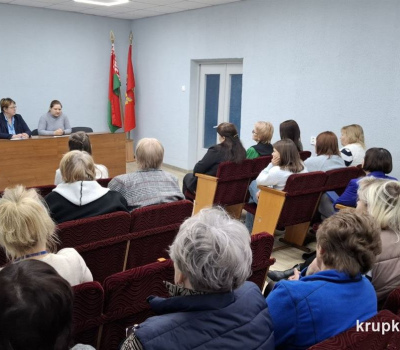 Встреча  делегата ВНС с коллективом Крупского ТЦСОН